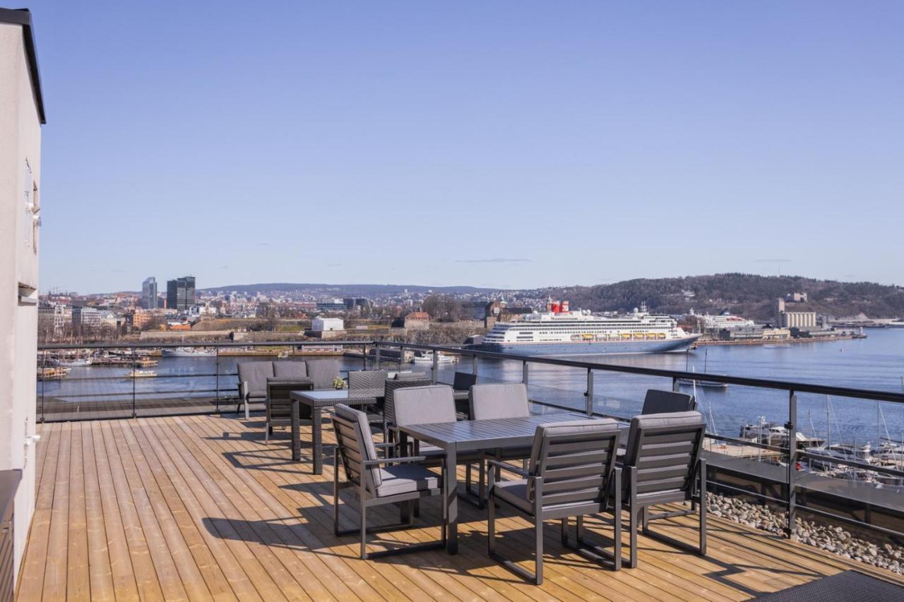 Tjuvholmen / Aker Brygge - Most Expensive Area In Oslo! Apartment Bagian luar foto